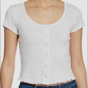 Frame Denim Button Up Tee